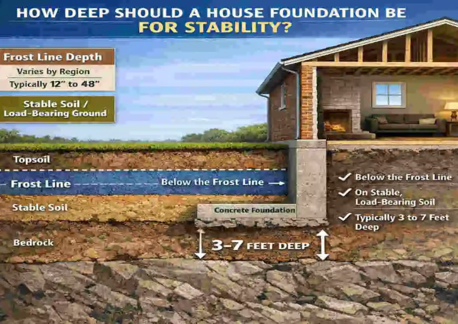 How Deep Should a House Foundation