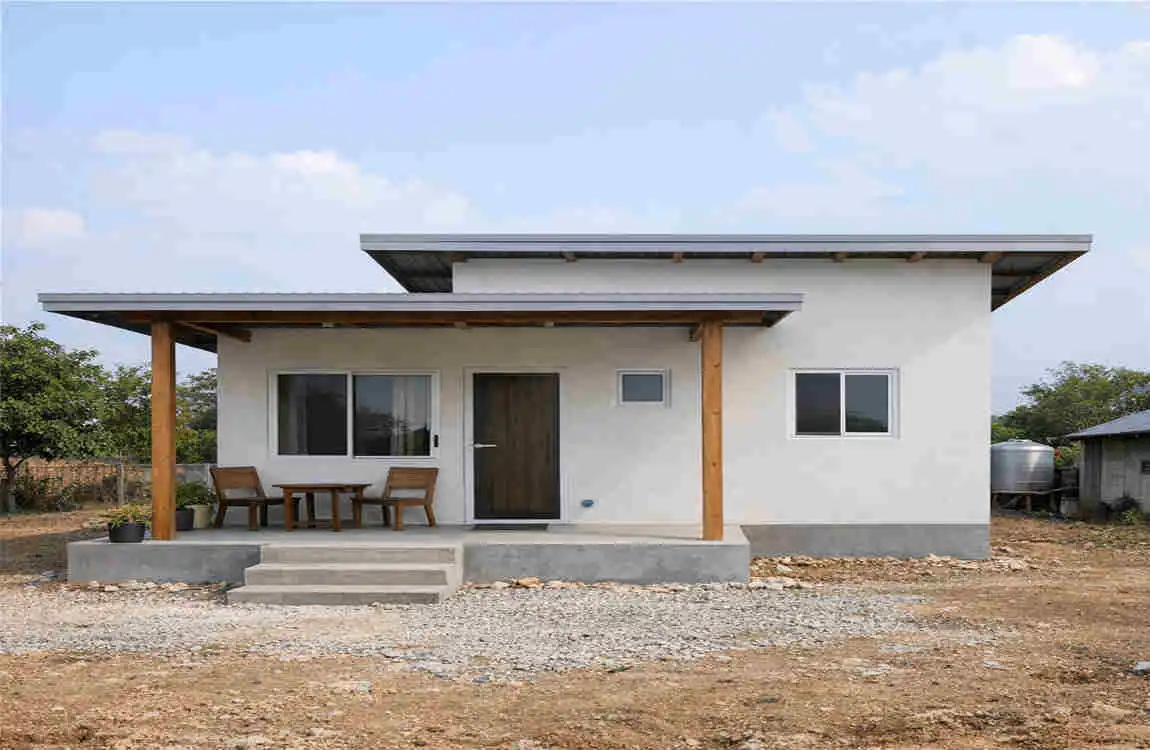 low budget simple architectural house