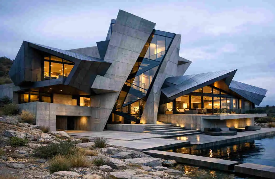 Modern Deconstructivism Architecture: