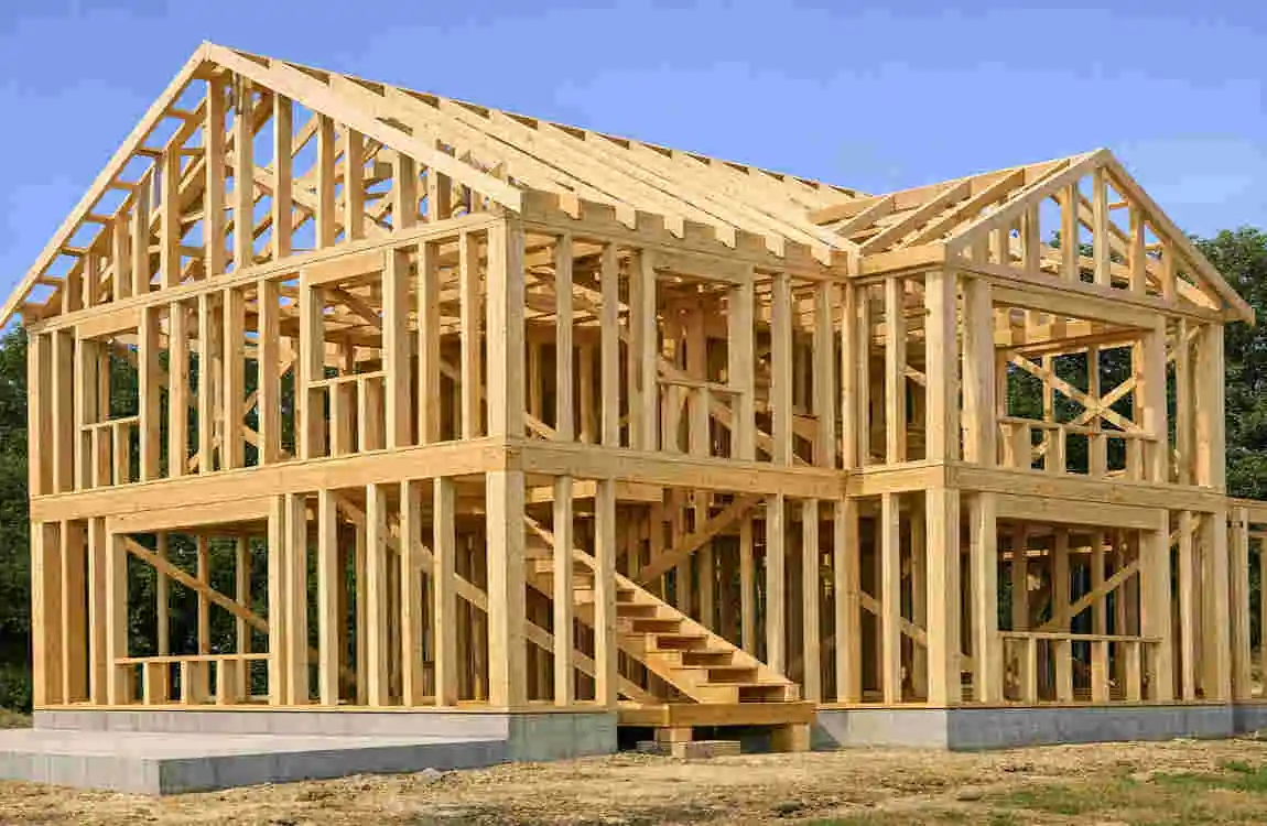 what is a frame structure in architecture house