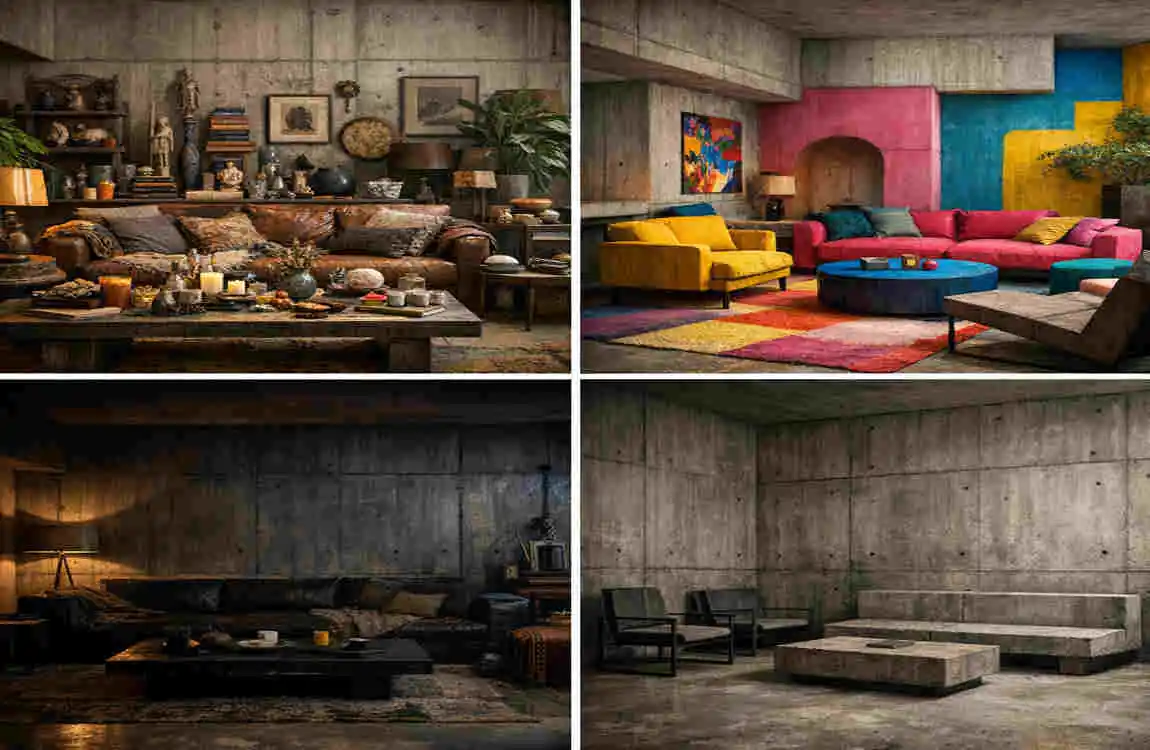Brutalist Architecture Interior 
