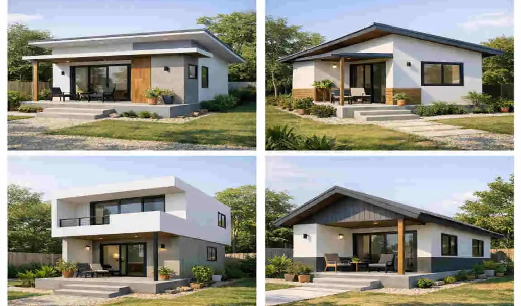 low budget simple architectural house