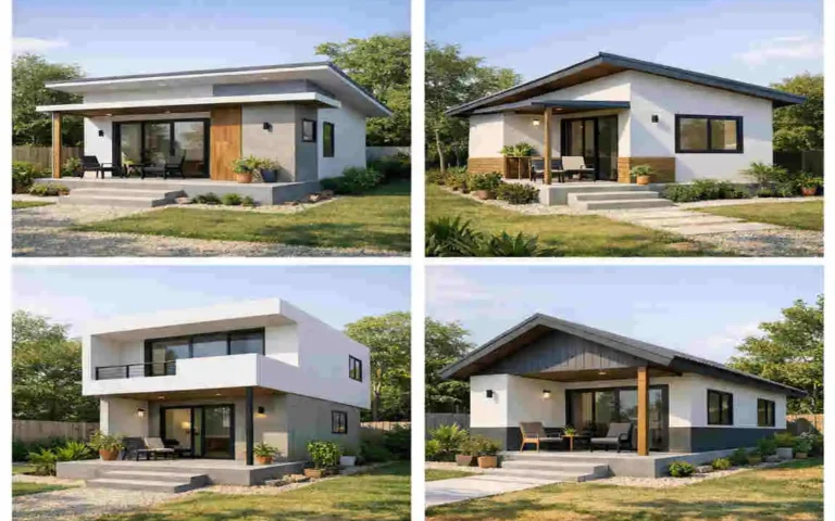 low budget simple architectural house