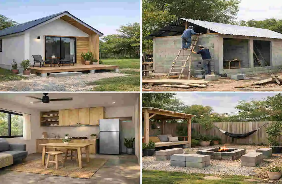 low budget simple architectural house