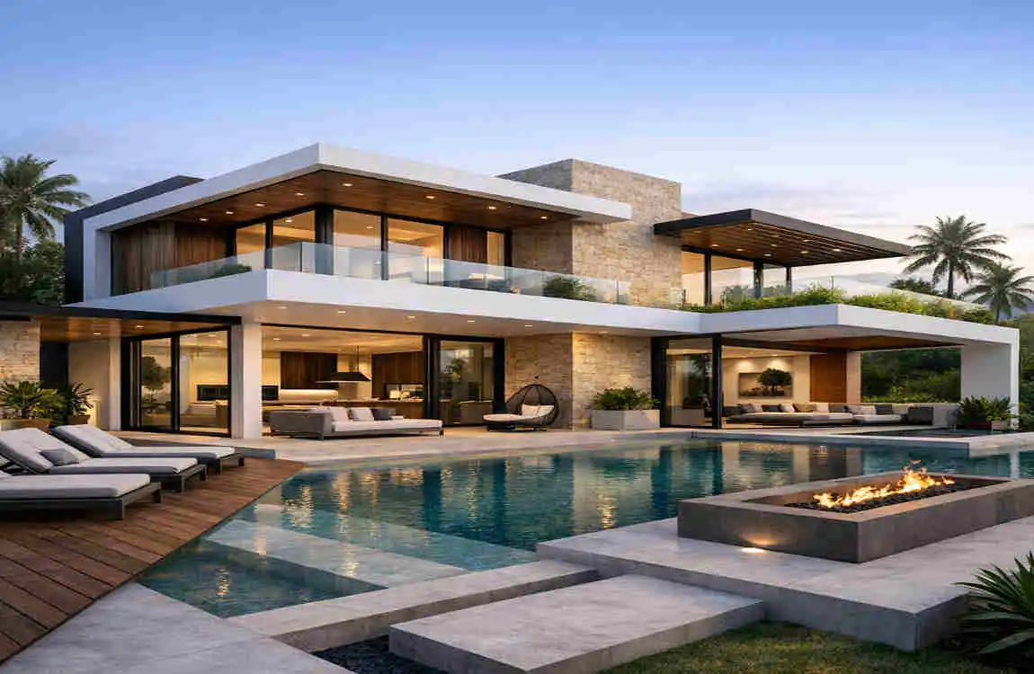 modern villa architecture