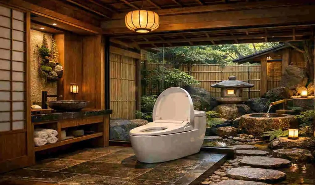 japanese architecture essay shadow toilet