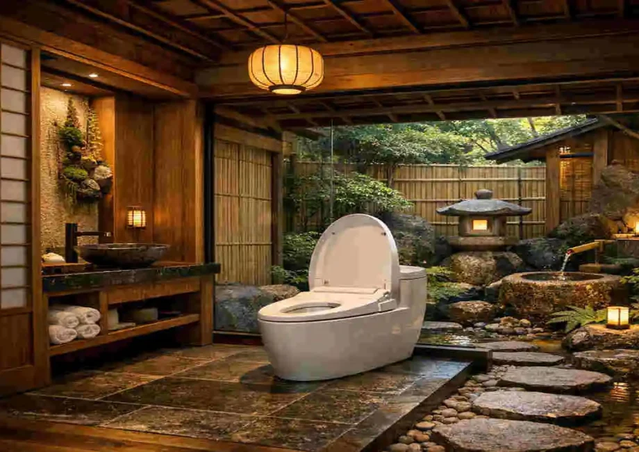 japanese architecture essay shadow toilet
