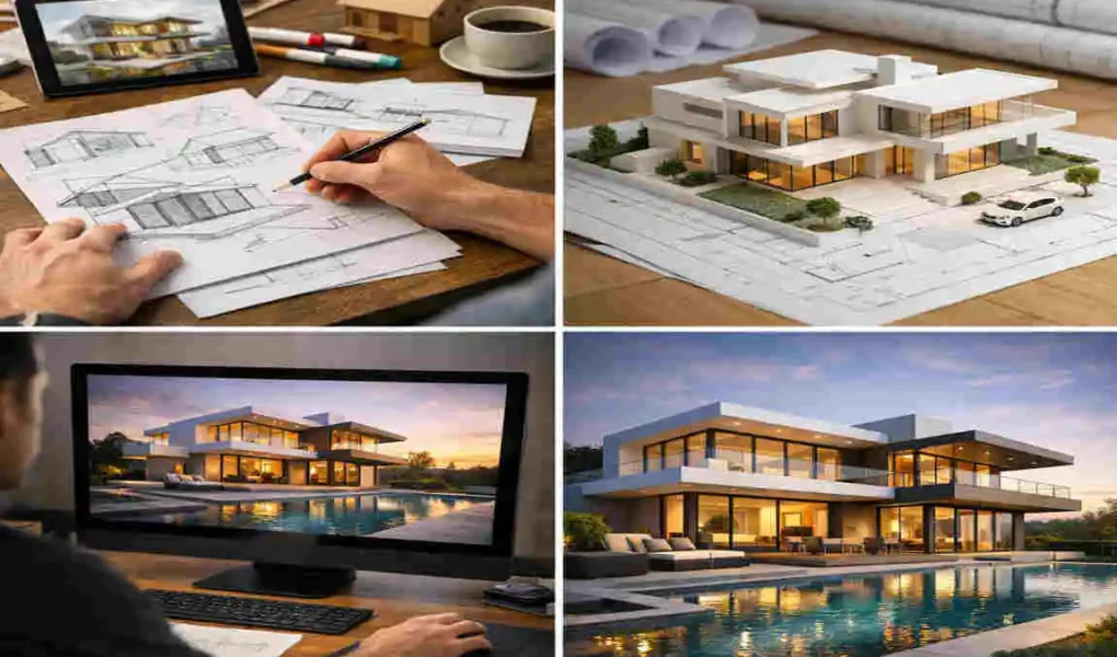 how to make an architecture house