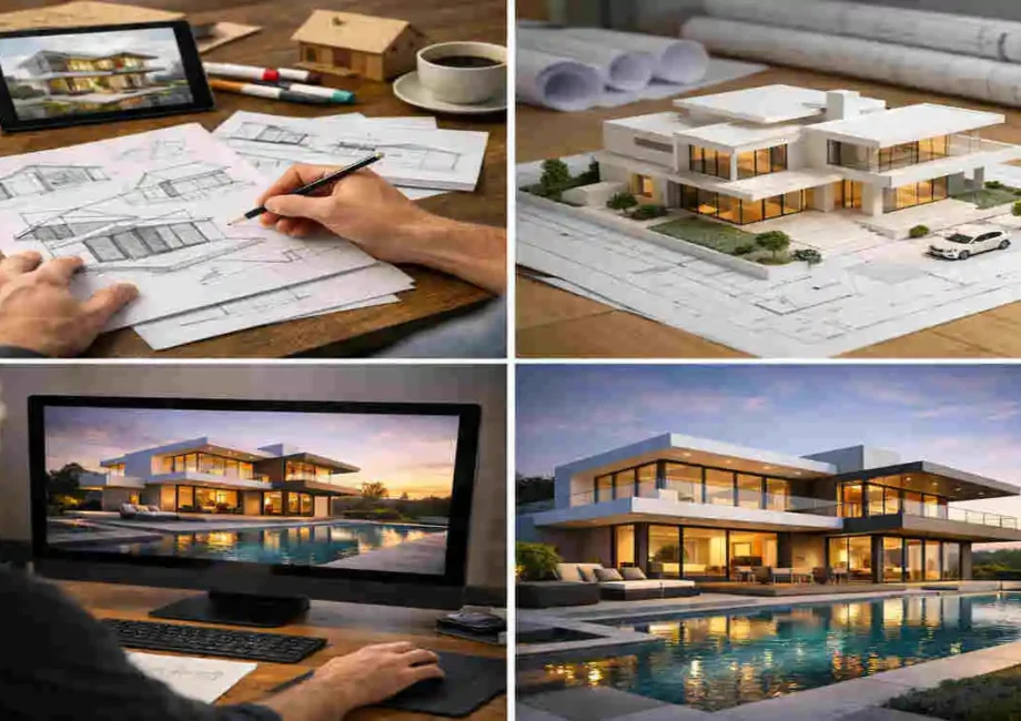 how to make an architecture house