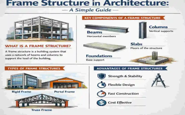 what is a frame structure in architecture house