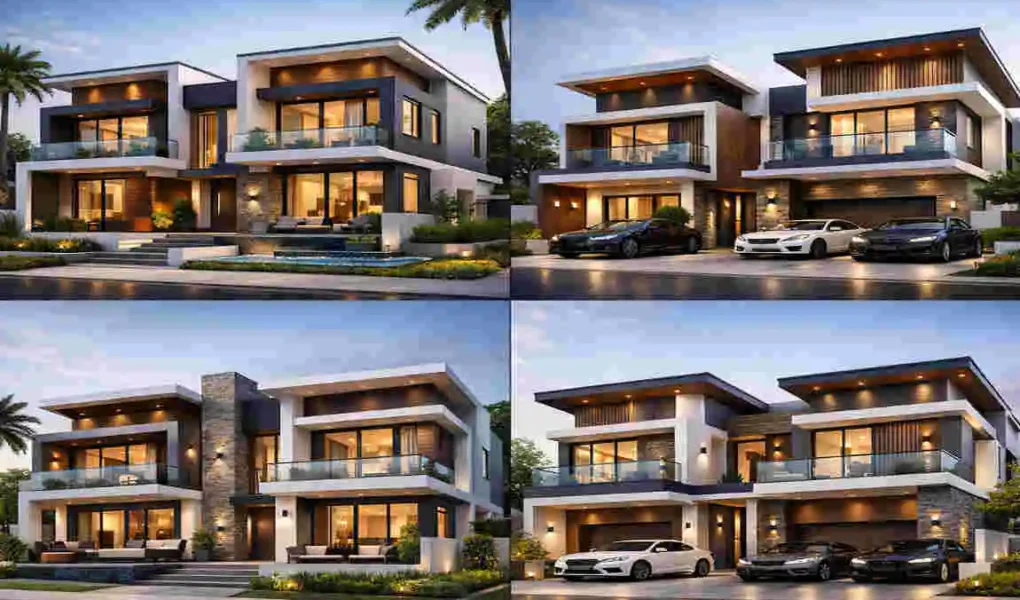 Duplex House Architecture Design