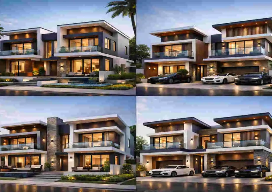 Duplex House Architecture Design