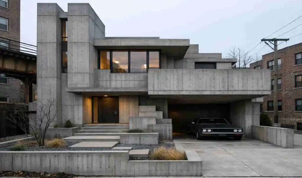 Brutalist Architecture in Chicago Houses