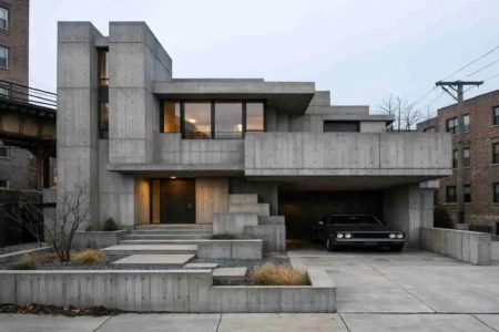 Brutalist Architecture in Chicago Houses