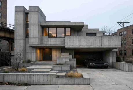 Brutalist Architecture in Chicago Houses