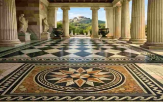 greek architecture flooring