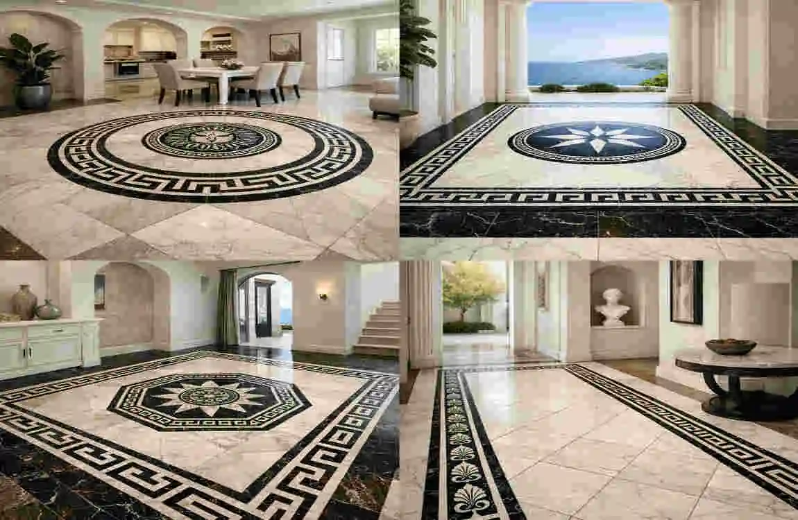 greek architecture flooring