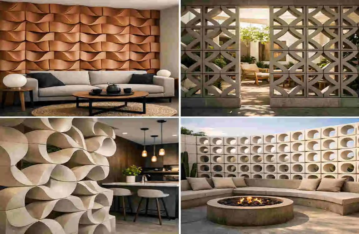 architecture tile block